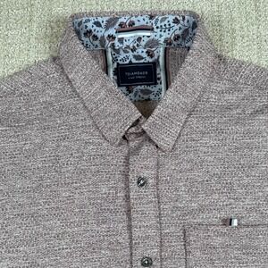 7 Diamonds Mens Medium Vision Of Love Jacquard 4 Way Stretch Short Sleeve Shirt